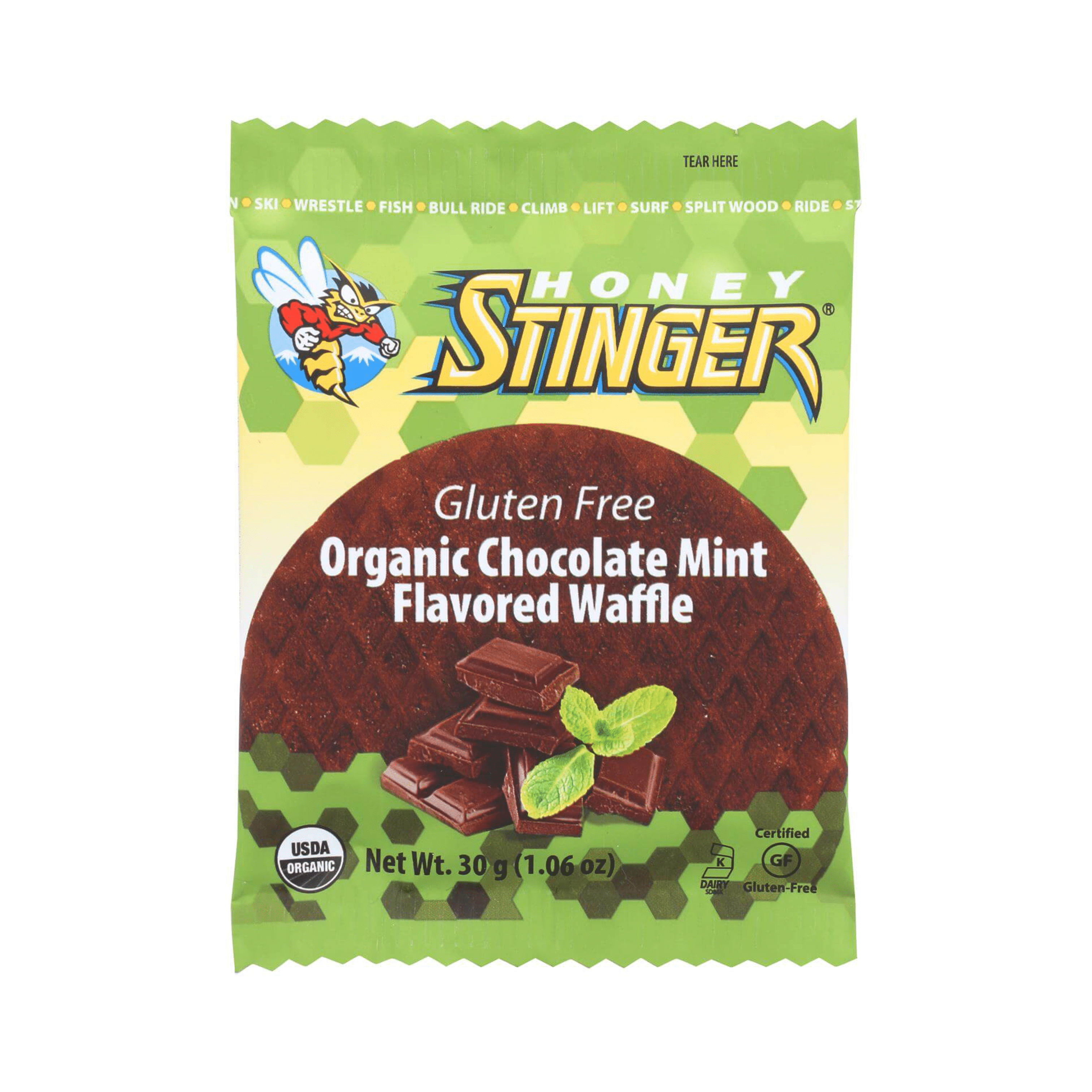 honey stinger before packaging