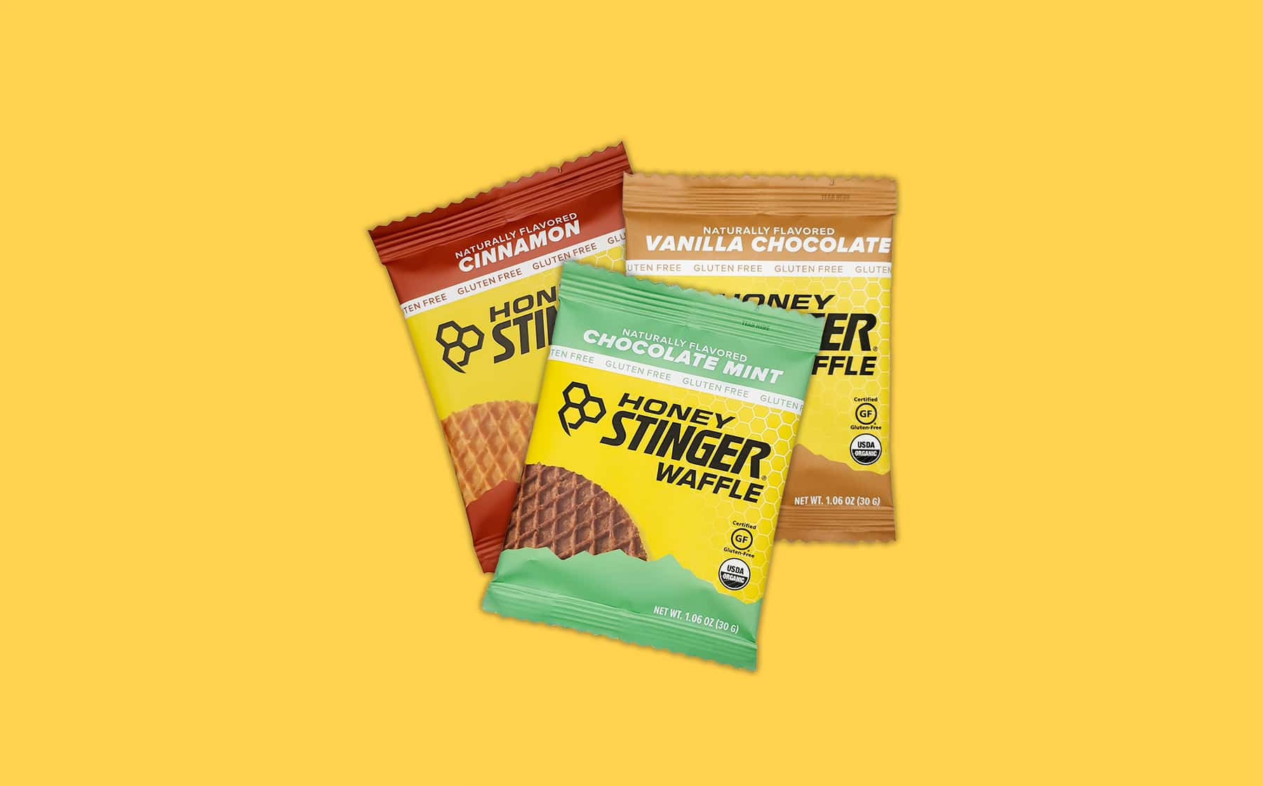 brand identity honey stinger packaging
