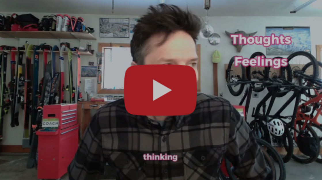 Robb with thoughts and feelings on the screen